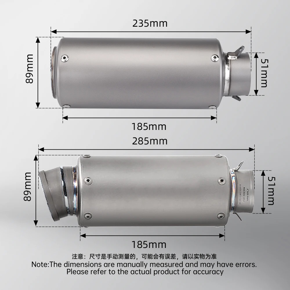 2014-2023 Titanium Front Exhaust Pipe Complete Exhaust System for CBR650R CBR650F CBR650 CB650F New Motorcycle Accessory